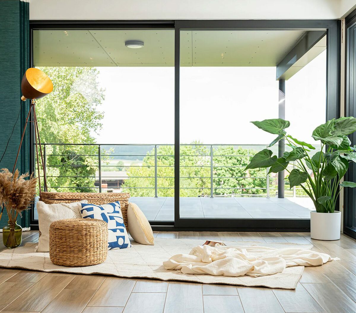 Baie vitrée en aluminium du fabricant Pierret