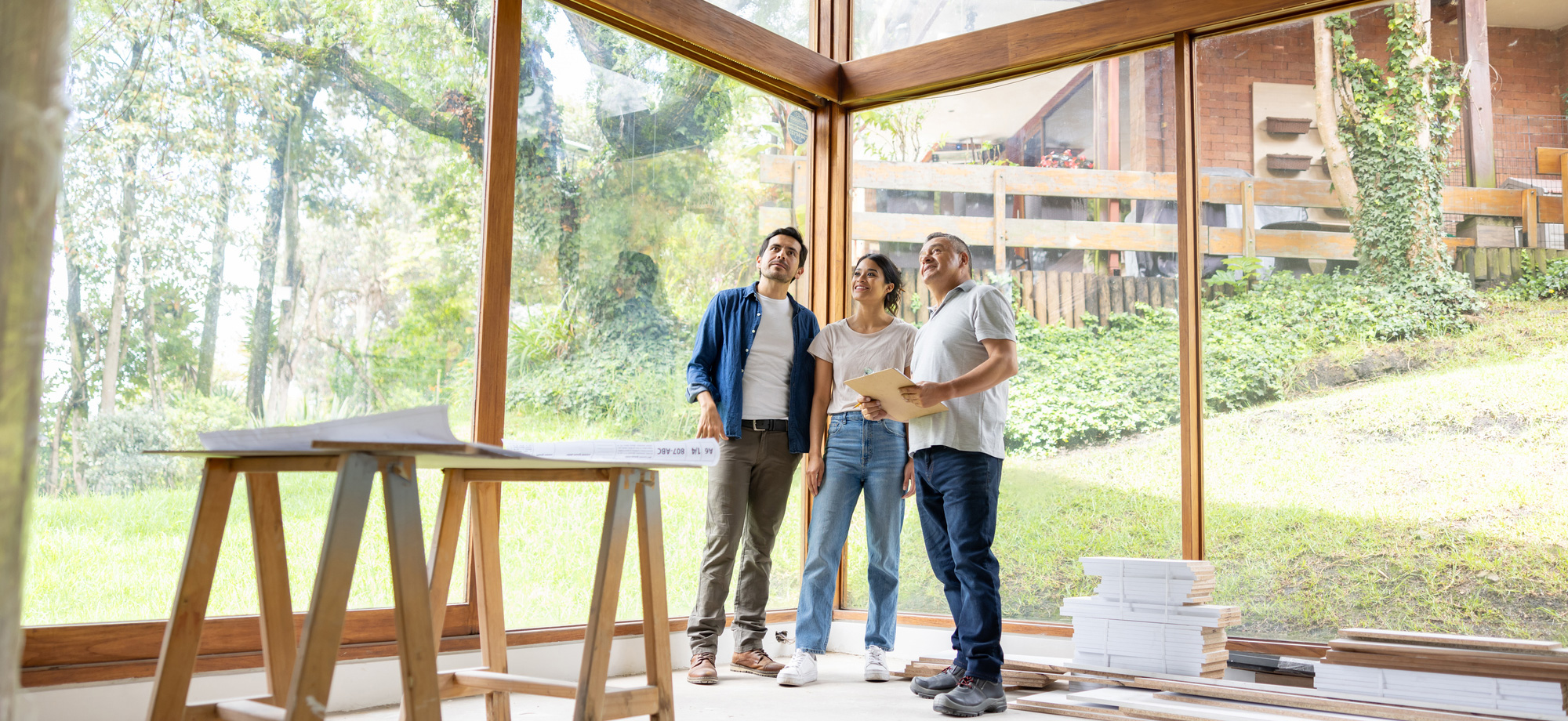 Image d'illustration - couple projet menuiserie