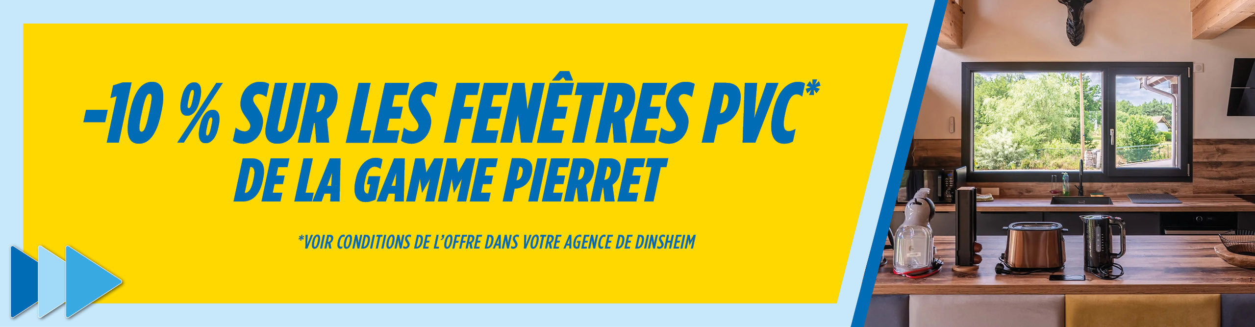 Offre sur les fenêtres PVC Pierret