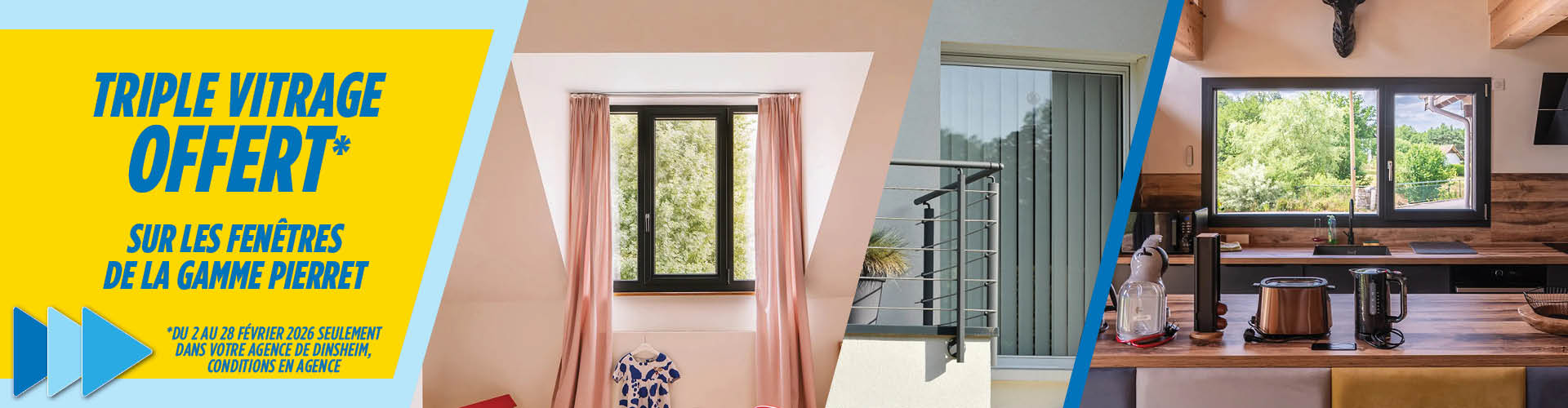 Profitez d'une offre sur les fenêtres de la gamme Pierret